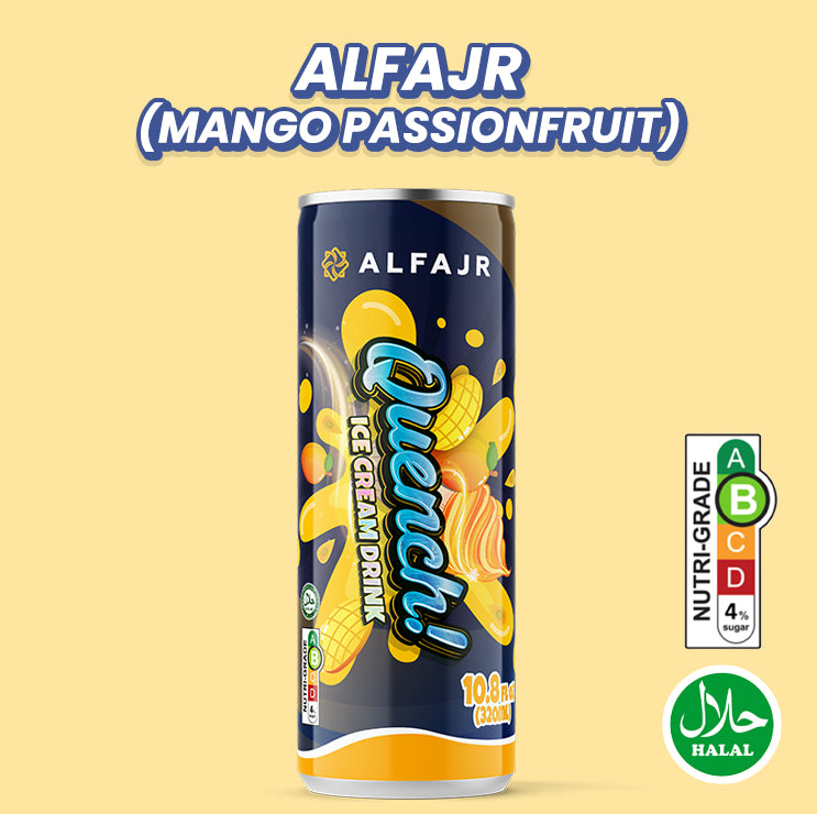 Quench Ice Cream Drink | Al Fajr (320ml X 6 Cans)